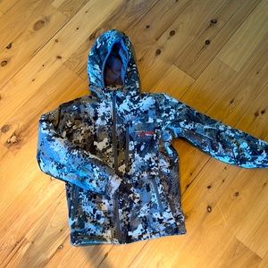 SITKA youth small jacket.  Padded fleece.